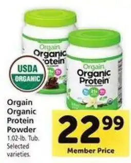 Orgain Organic Protein Powder