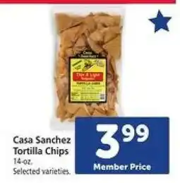 Safeway Casa Sanchez Tortilla Chips offer
