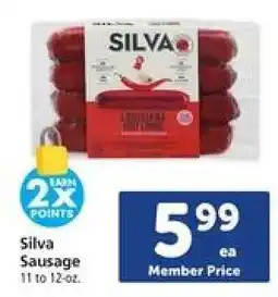 Safeway Silva Sausage offer