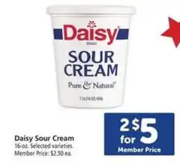 Safeway Daisy Sour Cream offer