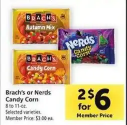 Safeway Brach's or Nerds Candy Corn offer