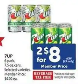 Safeway 7UP offer
