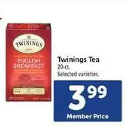 Safeway TWININGS TEA offer
