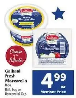 Safeway Galbani Fresh Mozzarella offer