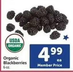 Safeway Organic Blackberries offer