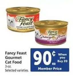 Safeway Fancy Feast Gourmet Cat Food offer