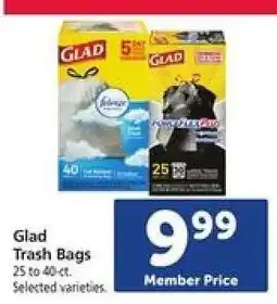 Safeway Glad Trash Bags offer