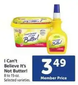 Safeway I Can't Believe It's Not Butter! offer