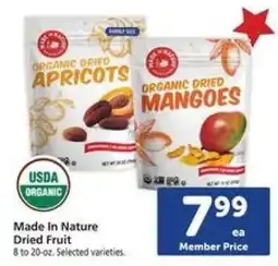 Safeway Made In Nature Dried Fruit offer