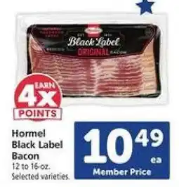 Safeway Hormel Black Label Bacon offer