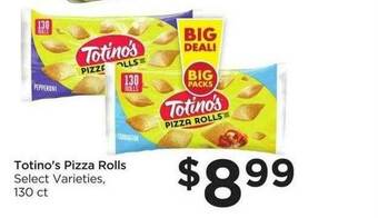 Food 4 Less Totino's Pizza Rolls offer