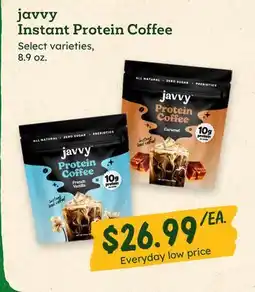 Sprouts Farmers Market javvy Instant Protein Coffee offer