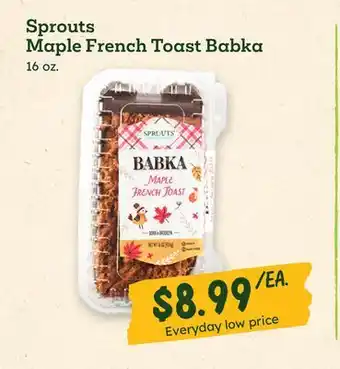 Sprouts Farmers Market Sprouts Maple French Toast Babka offer