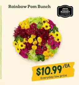 Sprouts Farmers Market Rainbow Pom Bunch offer