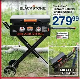 Ace Hardware Blackstone Omnivore 2-Burner Portable Griddle offer