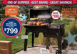 Ace Hardware Traeger Woodridge WiFi Wood Pellet Grill offer