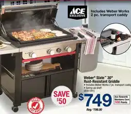 Weber Slate 30 Rust-Resistant Griddle