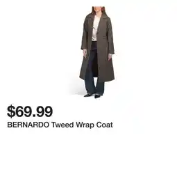 Marshalls BERNARDO Tweed Wrap Coat offer