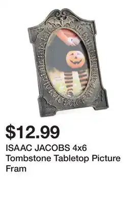 Marshalls ISAAC JACOBS 4x6 Tombstone Tabletop Picture Fram offer