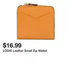 Marshalls LODIS Leather Small Zip Wallet offer