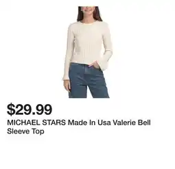 Marshalls MICHAEL STARS Made In Usa Valerie Bell Sleeve Top offer