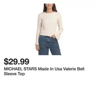 Marshalls MICHAEL STARS Made In Usa Valerie Bell Sleeve Top offer