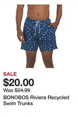Marshalls BONOBOS Riviera Recycled Swim Trunks offer