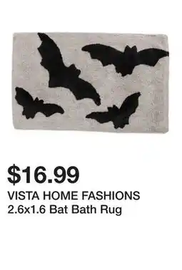 Marshalls VISTA HOME FASHIONS 2.6x1.6 Bat Bath Rug offer