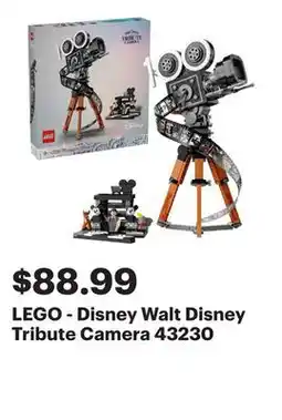 Best Buy LEGO - Disney Walt Disney Tribute Camera 43230 offer