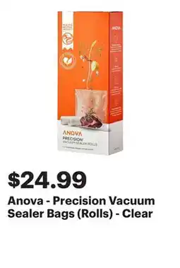 Best Buy Anova - Precision Vacuum Sealer Bags (Rolls) - Clear offer