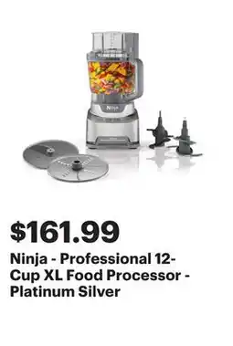 Best Buy Ninja - Professional 12-Cup XL Food Processor - Platinum Silver offer