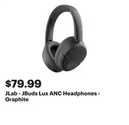 Best Buy JLab - JBuds Lux ANC Headphones - Graphite offer