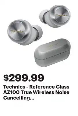 Best Buy Technics - Reference Class AZ100 True Wireless Noise Cancelling In-Ear Headphones - Silver offer