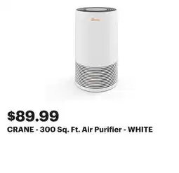 Best Buy CRANE - 300 Sq. Ft. Air Purifier - WHITE offer