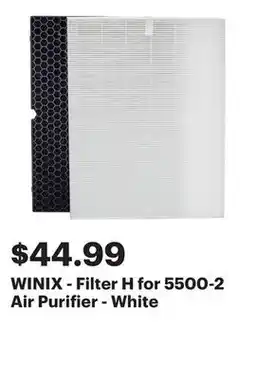 Best Buy WINIX - Filter H for 5500-2 Air Purifier - White offer