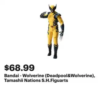 Best Buy Bandai - Wolverine (Deadpool&Wolverine), Tamashii Nations S.H.Figuarts offer