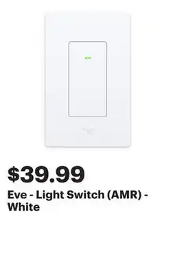 Best Buy Eve - Light Switch (AMR) - White offer