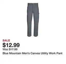Tractor Supply Company Blue Mountain Men's Canvas Utility Work Pant offer
