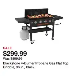 Tractor Supply Company Blackstone 4-Burner Propane Gas Flat Top Griddle, 36 in., Black offer