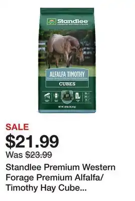 Tractor Supply Company Standlee Premium Western Forage Premium Alfalfa/Timothy Hay Cube Horse Feed, 40 lb offer