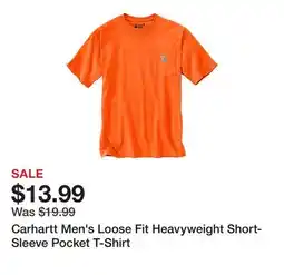 Tractor Supply Company Carhartt Men's Loose Fit Heavyweight Short-Sleeve Pocket T-Shirt offer