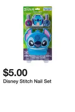 Five Below Disney Stitch Nail Set offer