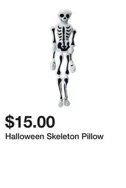 Five Below Halloween Skeleton Pillow offer