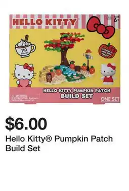 Five Below Hello Kitty Pumpkin Patch Build Set offer