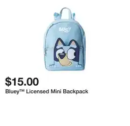 Five Below Bluey Licensed Mini Backpack offer