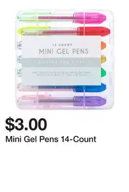 Five Below Mini Gel Pens 14-Count offer