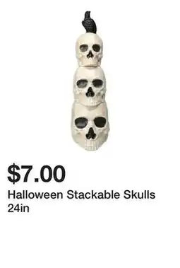 Five Below Halloween Stackable Skulls 24in offer