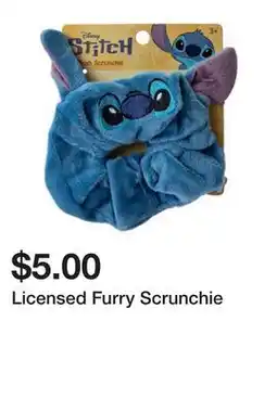 Five Below Licensed Furry Scrunchie offer