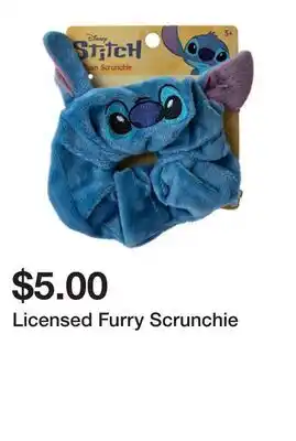 Five Below Licensed Furry Scrunchie offer