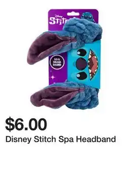 Five Below Disney Stitch Spa Headband offer